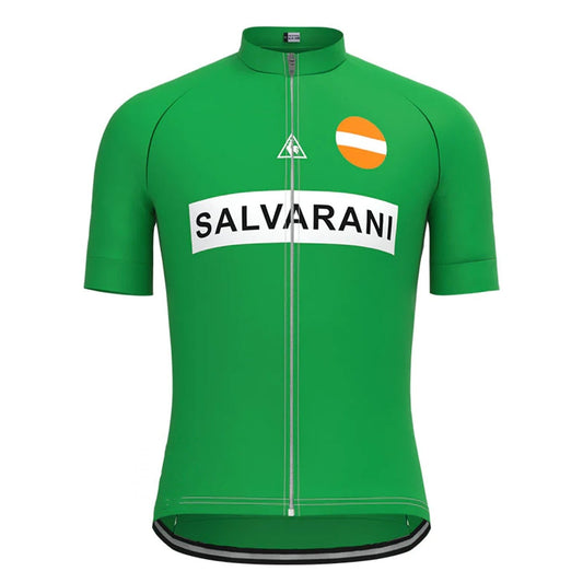 Maillot de cyclisme rétro vert Salvarani