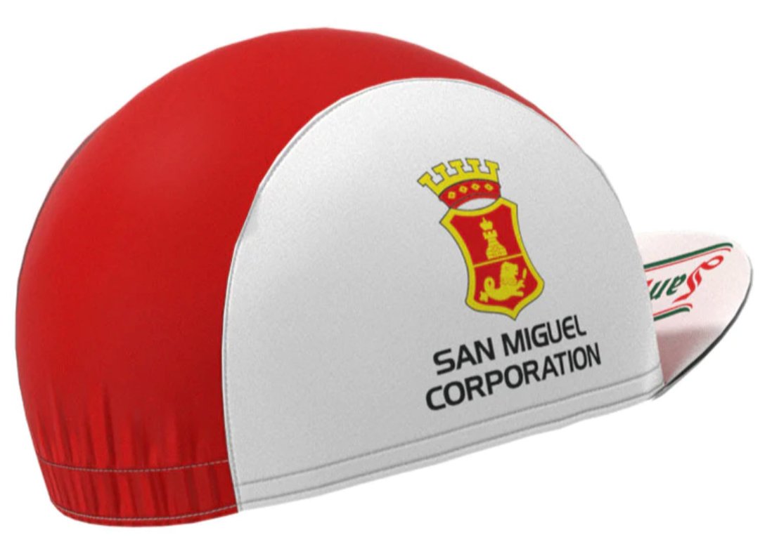 Casquette de cyclisme rétro San Miguel
