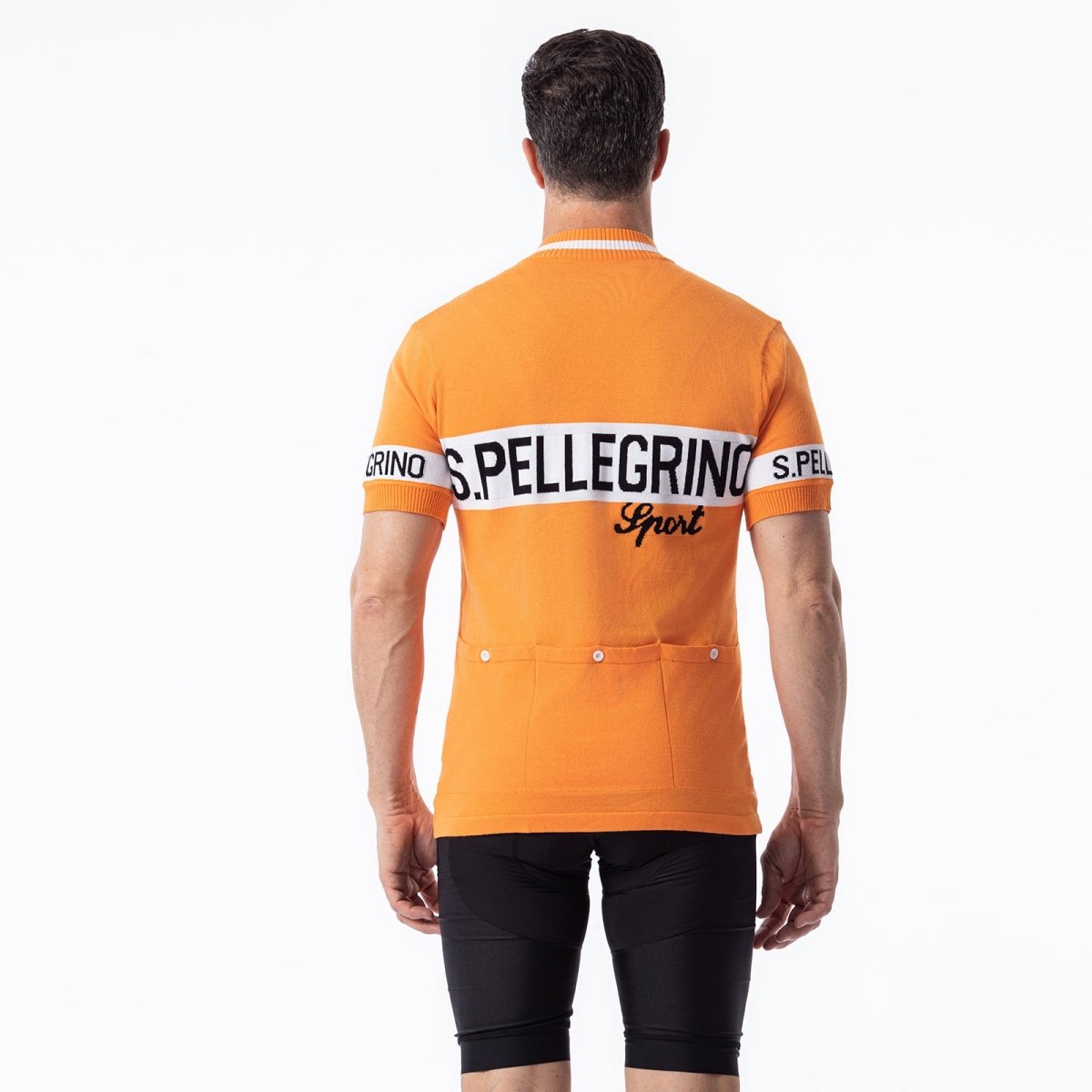 San Pellegrino Laine Mérinos - Maillot de Cyclisme Rétro