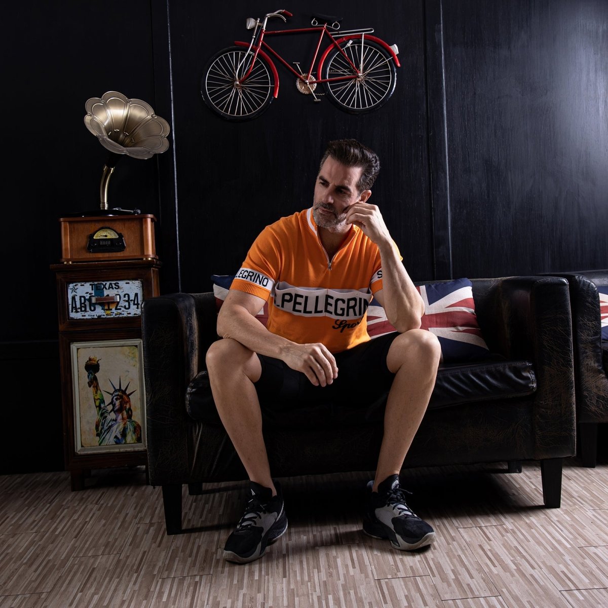San Pellegrino Laine Mérinos - Maillot de Cyclisme Rétro
