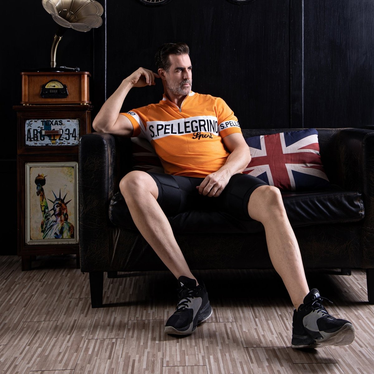 San Pellegrino Laine Mérinos - Maillot de Cyclisme Rétro