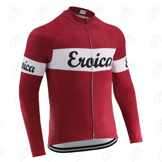 Maillot de Cyclisme Rétro Eroica (avec Option Polaire)