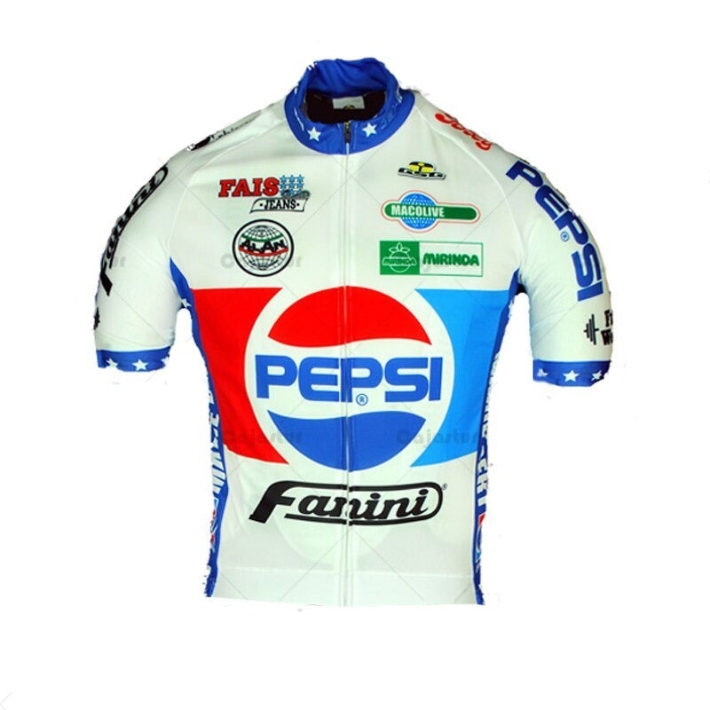 Maillot de Cyclisme Rétro Pepsi Fanini Ensemble