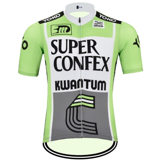 Maillot de Cyclisme Rétro Super Confex Kwantum