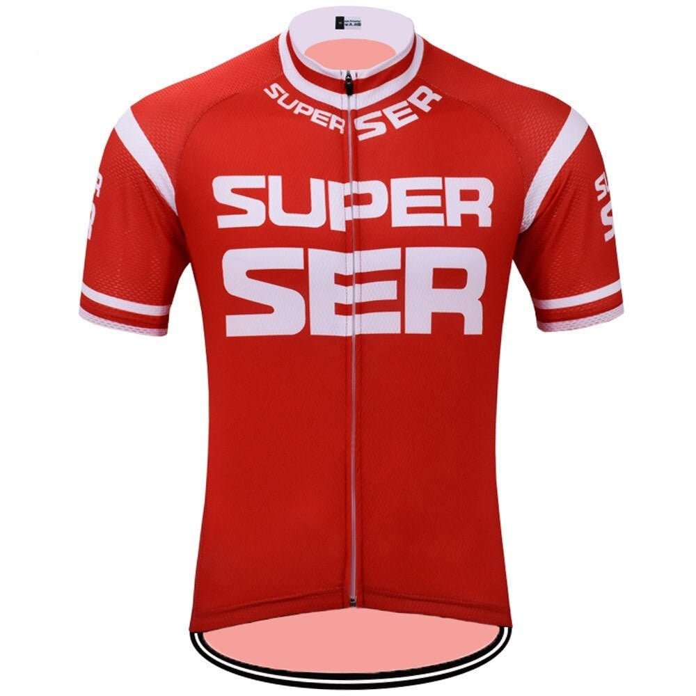 Maillot de cyclisme rétro Super Ser