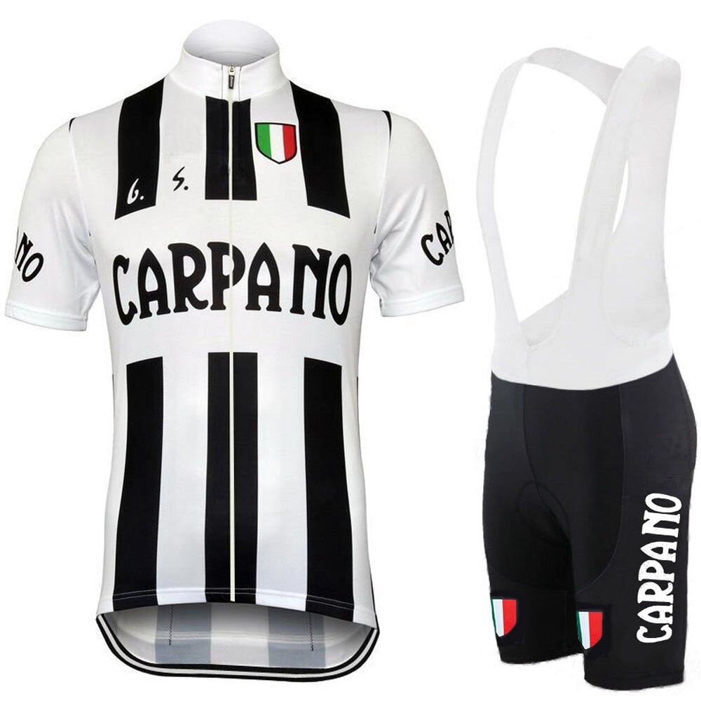 Ensemble de Maillot de Cyclisme Rétro G. S. Carpano
