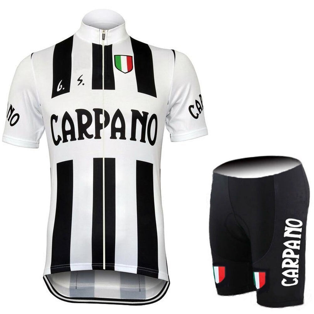 Ensemble de Maillot de Cyclisme Rétro G. S. Carpano