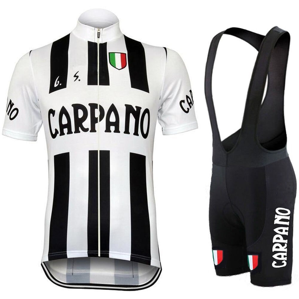 Ensemble de Maillot de Cyclisme Rétro G. S. Carpano