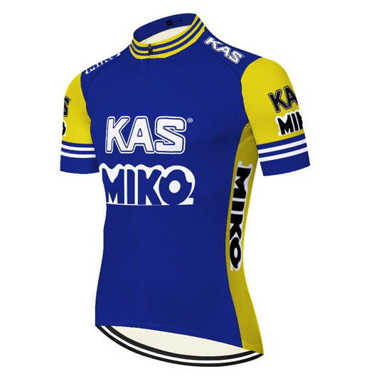 Maillot de cyclisme rétro de l'équipe KAS