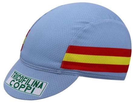 Casquette de cyclisme rétro Tricofilina Coppi