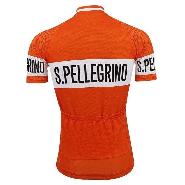 LIQUIDATION AU ROYAUME-UNI - Maillot de Cyclisme Rétro San Pellegrino