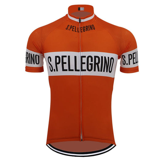 LIQUIDATION AU ROYAUME-UNI - Maillot de Cyclisme Rétro San Pellegrino