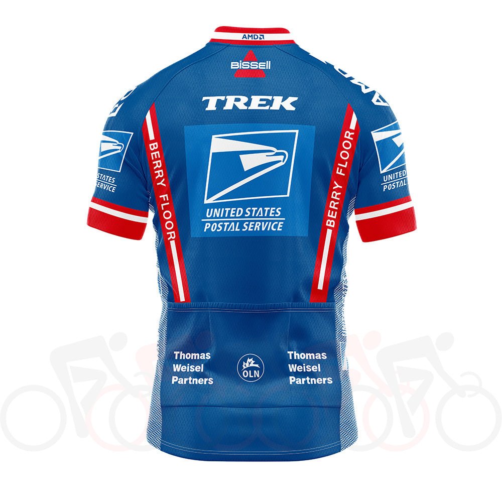 Maillot de cyclisme rétro du service postal des États-Unis
