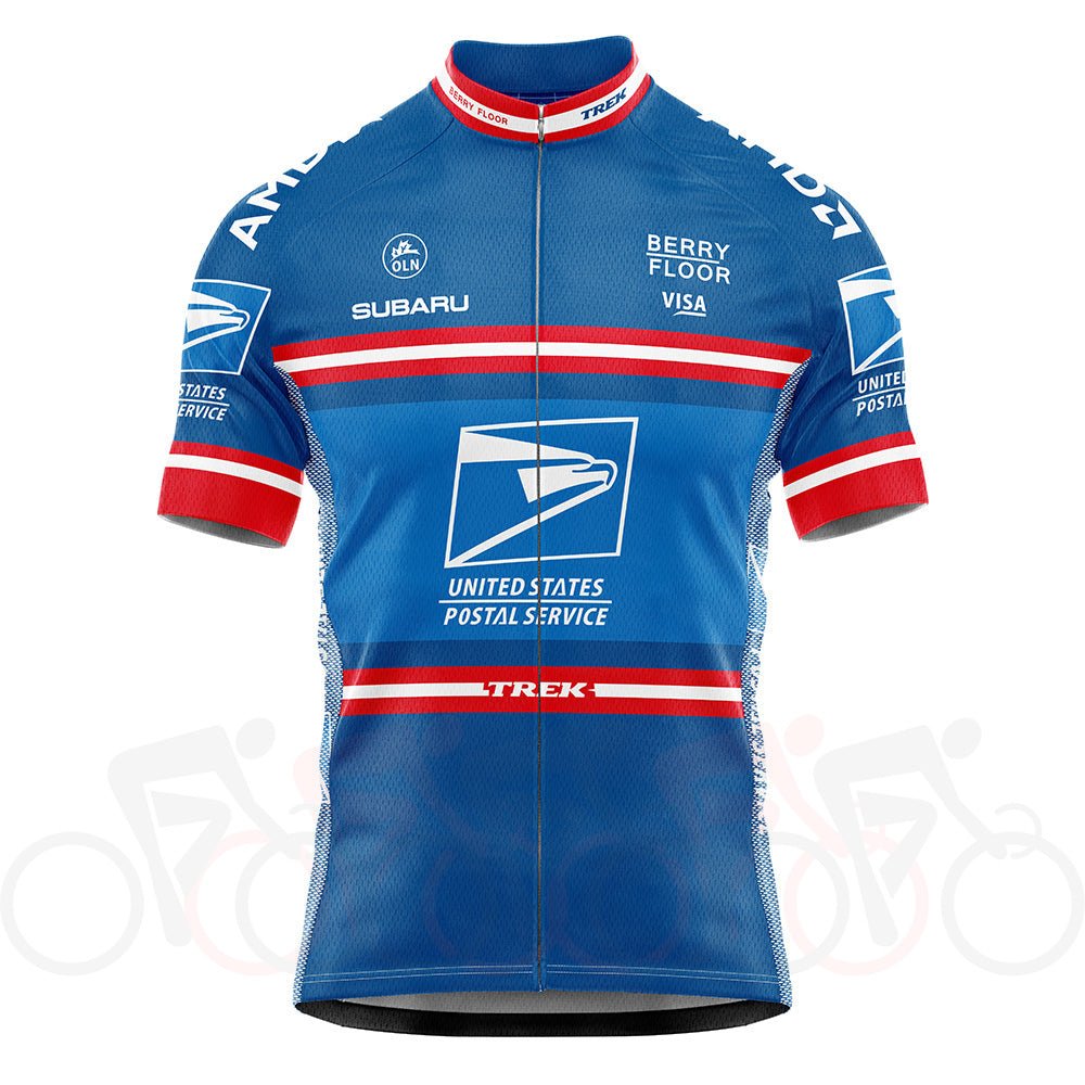 Maillot de cyclisme rétro du service postal des États-Unis