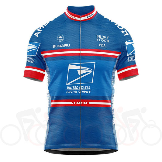 Maillot de cyclisme rétro du service postal des États-Unis