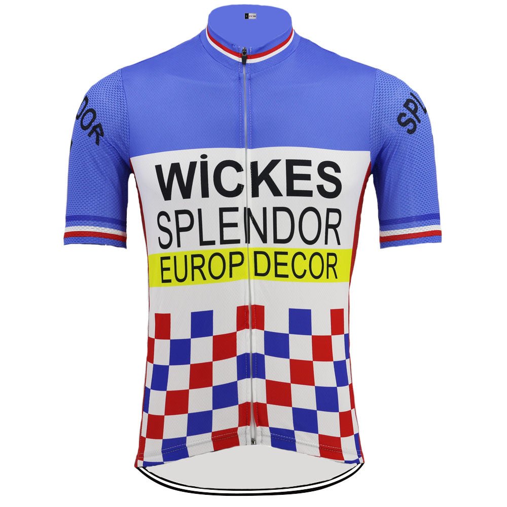 Maillot de Cyclisme Rétro Européen Wickes Splendor 1981